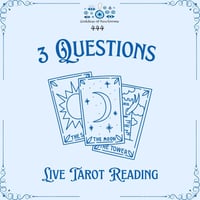 3 Question tarot live reading 