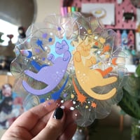 Image 1 of Sun and Moon suncatcher cling