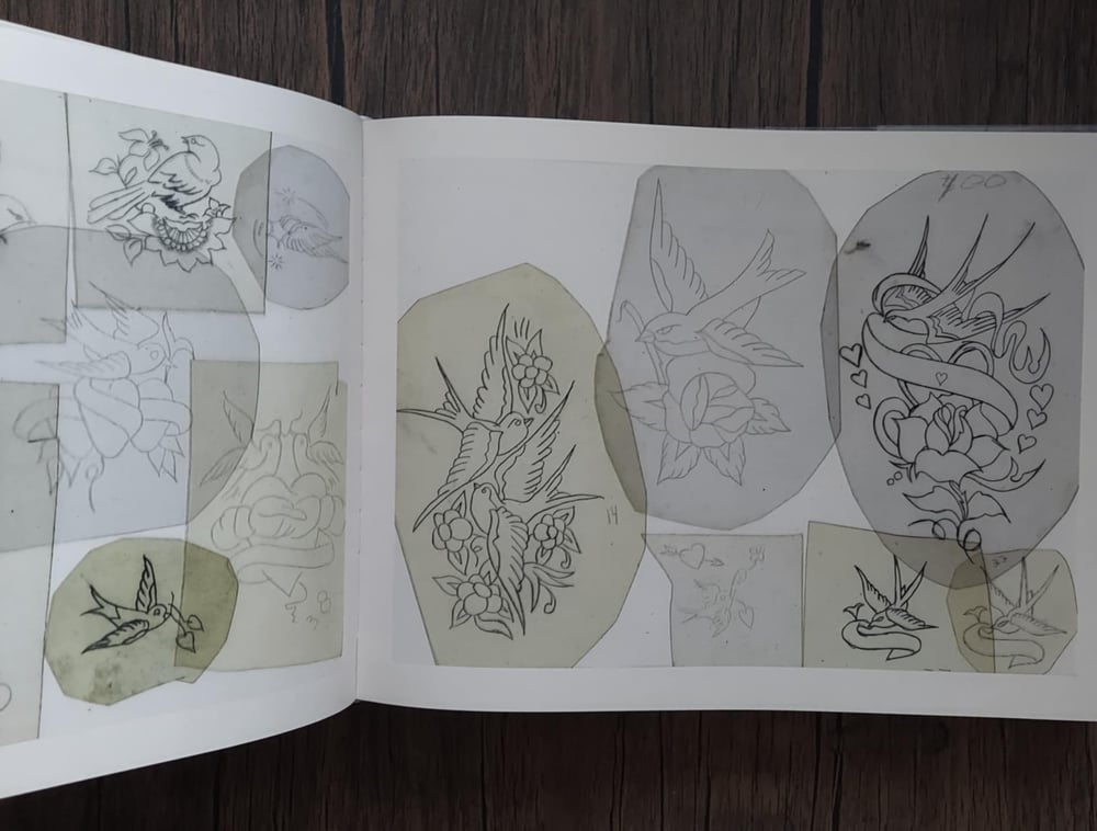 Classic Tattoo Stencils 2: More Designs in Acetate, by Cliff White