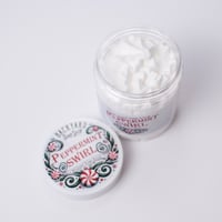 Image 2 of Peppermint Swirl Whipped Soap Scrub