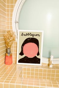 Image 1 of Poster - bubblegum, Rosa