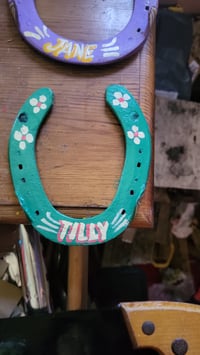 Customised lucky horseshoes 