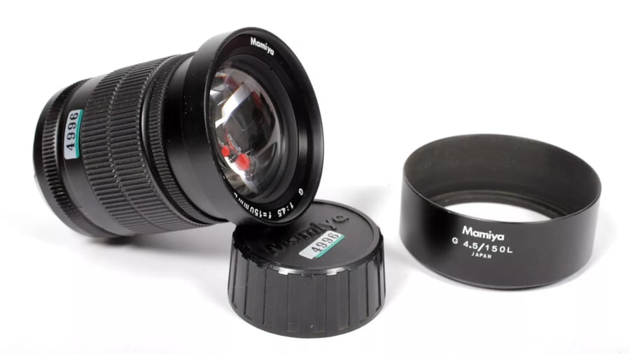 Image of Mamiya G 150mm F4.5 L lens for mamiya 6 6mf + shade #4996