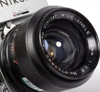 Image 9 of Nikon F Photomic 35mm SLR film camera with 35mm F2.8 wide angle lens #9071