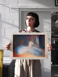 Image 2 of Slumbering Blue A3 Screenprint
