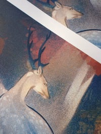 Image 3 of Slumbering Blue A3 Screenprint