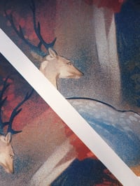 Image 5 of Slumbering Blue A3 Screenprint