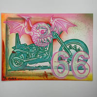 Custom Painted Chopper Print #5