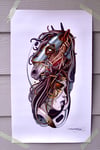 ORIGINAL PRINT HORSE
