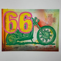 Custom Painted Chopper Print #8