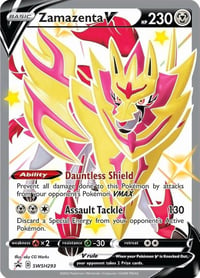 Zamazenta V (Shiny) - SWSH293 - SWSH: Sword & Shield Near Mint