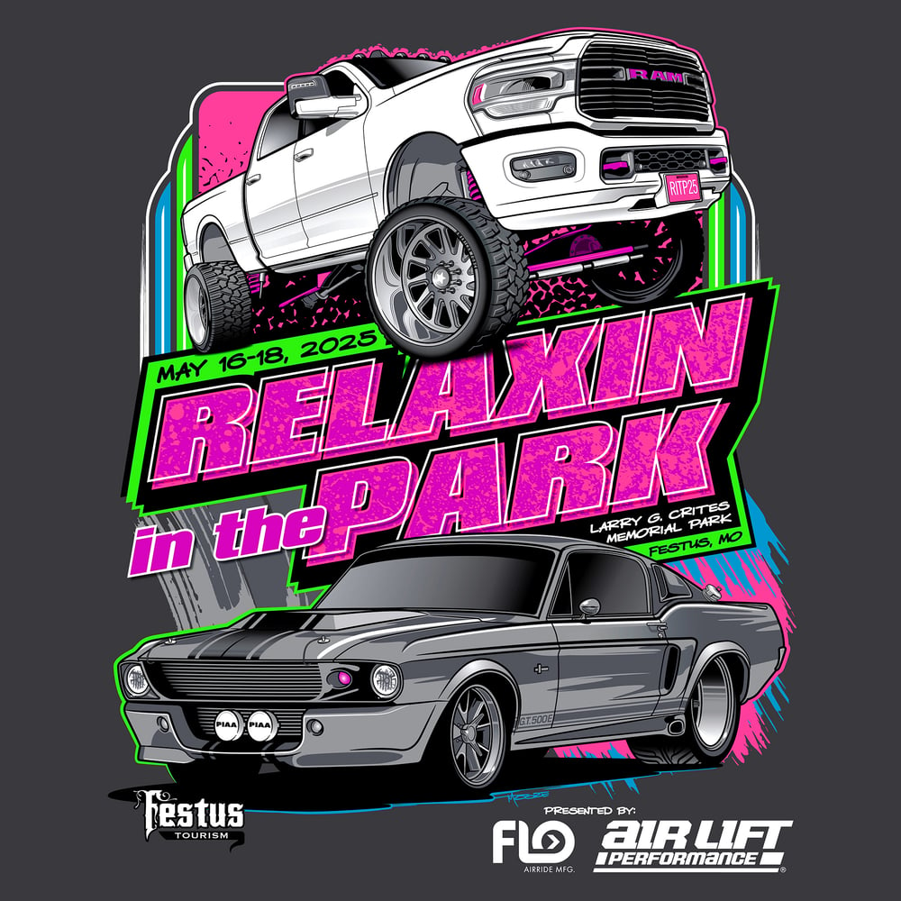 Image of Relaxin in the Park '25 Event Shirt PRE-ORDER