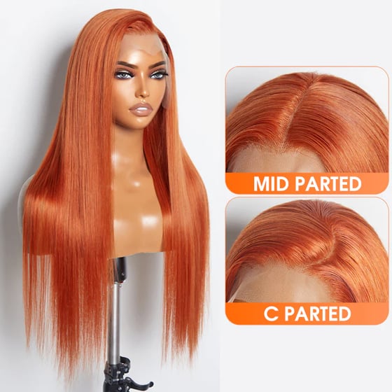 Image of  Ginger 13"X4" Lace Front Straight Wig