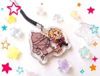 Image 1 of Fullmetal Alchemist Elric Brothers Mini Acrylic Charm