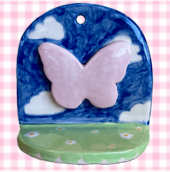 image of butterfly wall hanger