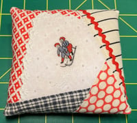 Image 1 of Sledding Embroidery Pincushion