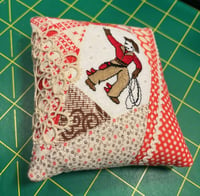 Image 4 of Cowboy Embroidered Pincushion