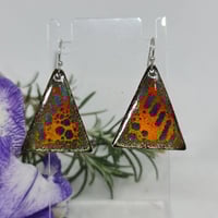 Image 1 of Enamel Earrings - The Crackles (EJ086)