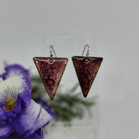 Image 1 of Enamel Earrings - The Crackles (EJ081)