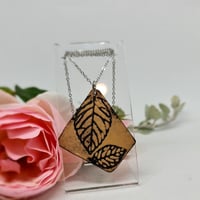 Image 1 of Enamel Pendant - Floral Nature Lover (EJ062)