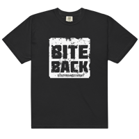 Image 2 of Bite Back Comfort Colors Tee White Ink Variant