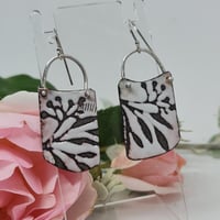 Image 1 of Enamel Earrings - Floral Nature Lover  (EJ059)