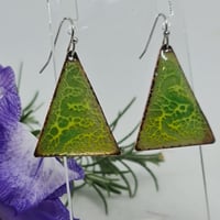 Image 1 of Enamel Earrings - The Crackles (EJ087)