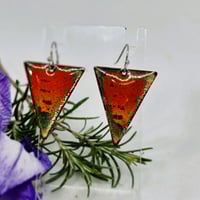 Image 1 of Enamel Earrings - The Crackles (EJ083)