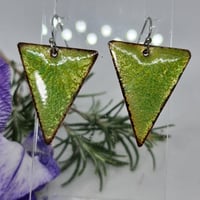 Image 1 of Enamel Earrings - The Crackles (EJ082)