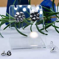 Image 1 of Silver Flower Studs (SJ072)