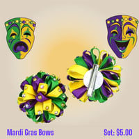 Image 1 of Mardi Gras Bows