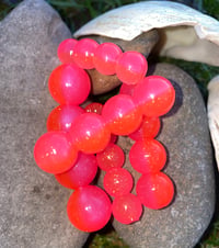 Life is Peachy with Pink blue pearl UV