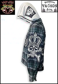 Image 3 of Marc Vachon Custom 2025 Flame Label Series Greenie Hooded Size Med