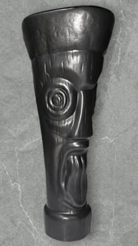 Image 2 of Katiki ARTIST SERIES Castaways No.1 Tiki Mug (Satin Black) Limited Edition of 10 FREE SHIPPING