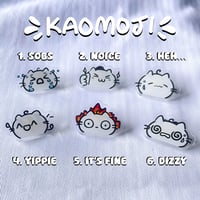 Image 3 of Kaomoji Cats Acrylic Pins