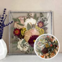 Image 2 of Square frame - Wedding Bouquet Preserved 