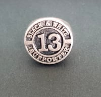 Image 5 of BLACK AND WHITE SUPPORTER 13 RING