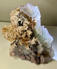 Image 15 of QR Code Fluorite & Barite Specimen #2586