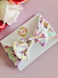 Image 1 of Tie dye cable headwrap 