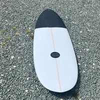 Image 6 of 6-4 Maluku Flying Frog Surfboard Black Tail Tint Future Quad Fins 