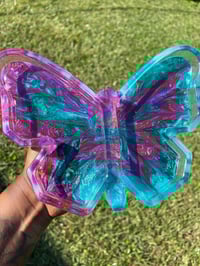 Image 1 of Handcrafted Resin Butterfly Tray