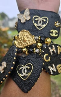 Image 1 of Coco black 4 Stack Bracelets