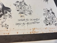Image 2 of as-is Malone 1987 Tattoo Flash Sheet C- Ed Hardy design