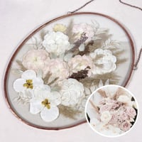 Image 3 of Oval frame - Wedding Bouquet Preserved