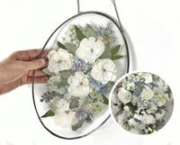 Image 2 of Oval frame - Wedding Bouquet Preserved