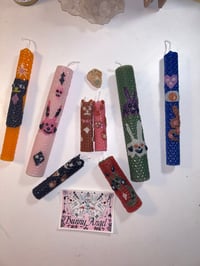 Image 4 of Blue Wisdom Snake Heart Candle