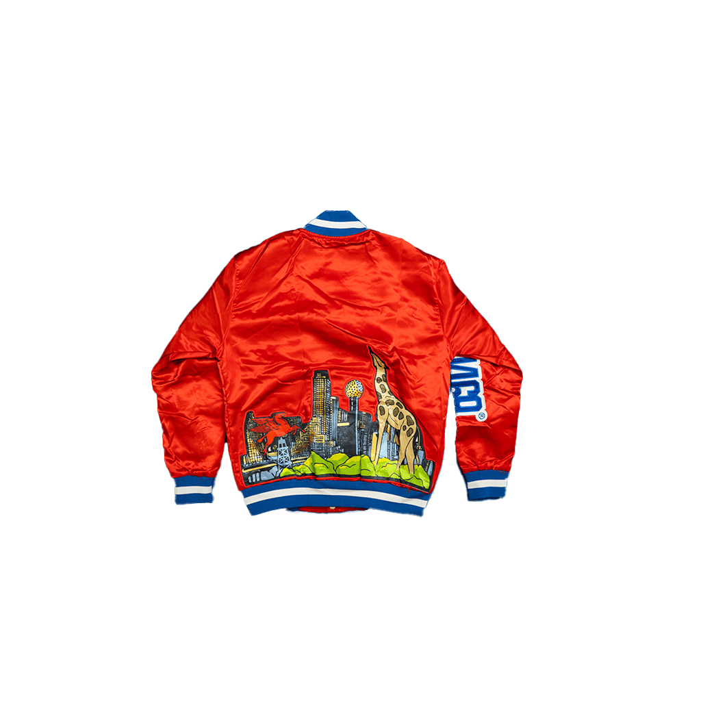 Image of Red Dallas City Collab Jacket