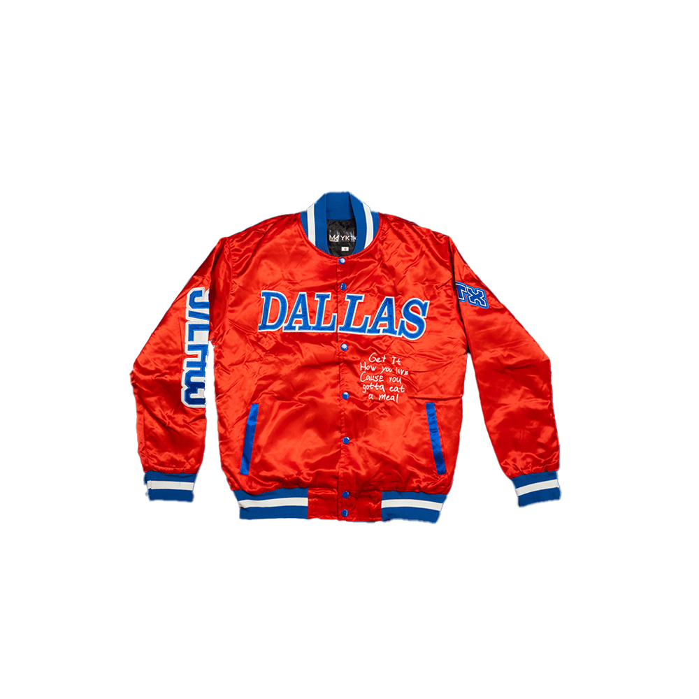 Image of Red Dallas City Collab Jacket