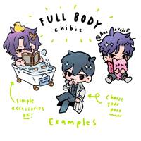 Image 3 of 🌼Custom Chibi Sticker Pack🌼