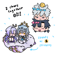 Image 4 of 🌼Custom Chibi Sticker Pack🌼